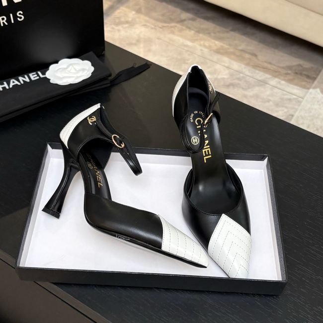 Chanel Lambskin Mary Janes high heels 8.5CM G47287-4