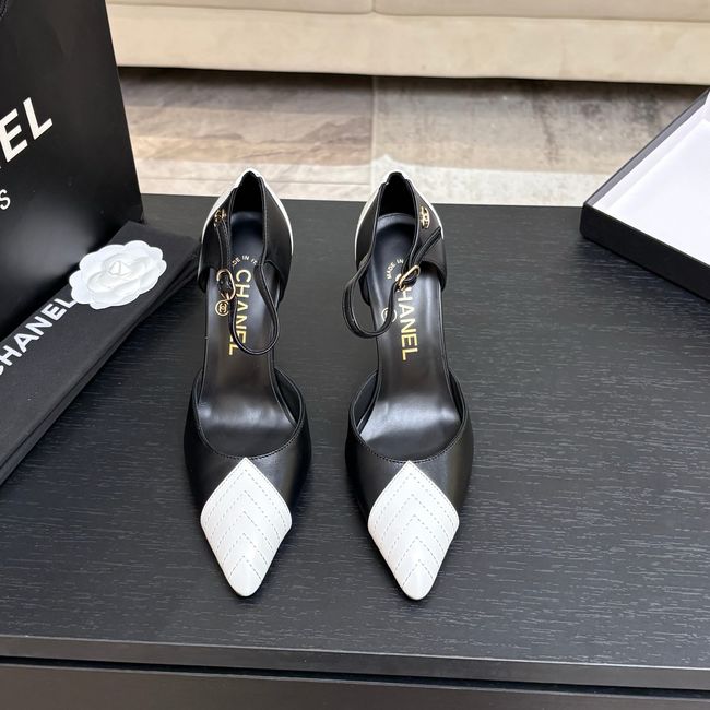 Chanel Lambskin Mary Janes high heels 8.5CM G47287-4