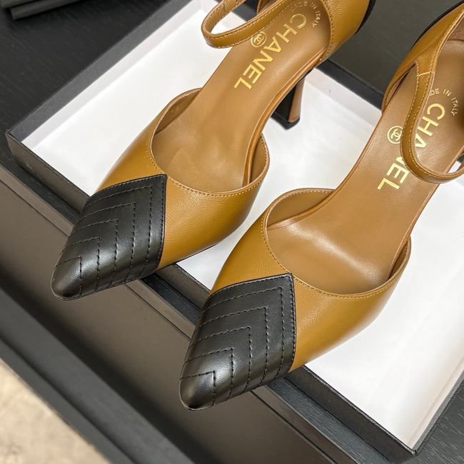Chanel Lambskin Mary Janes high heels 8.5CM G47287-5