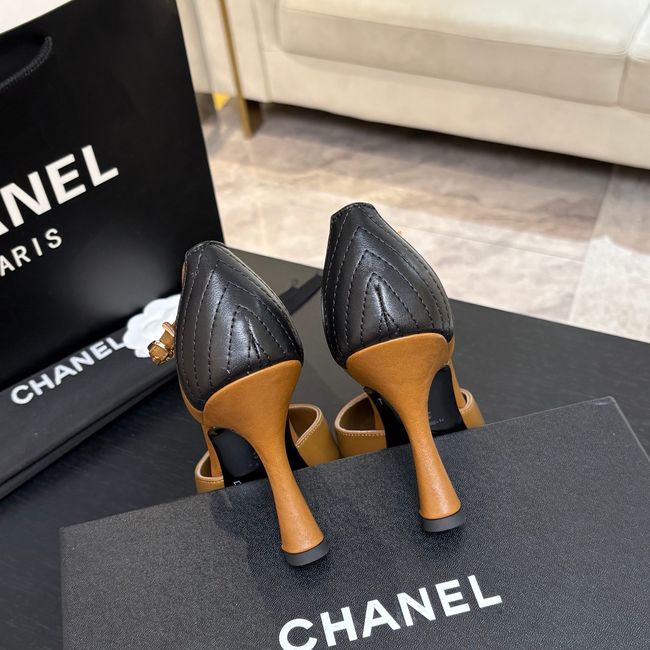 Chanel Lambskin Mary Janes high heels 8.5CM G47287-5