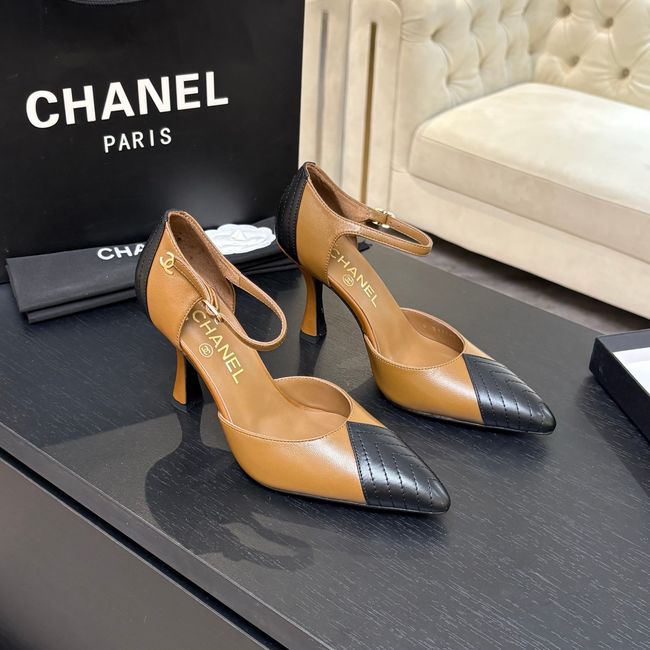 Chanel Lambskin Mary Janes high heels 8.5CM G47287-5