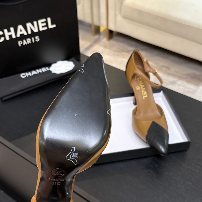 Chanel Lambskin Mary Janes high heels 8.5CM G47287-5