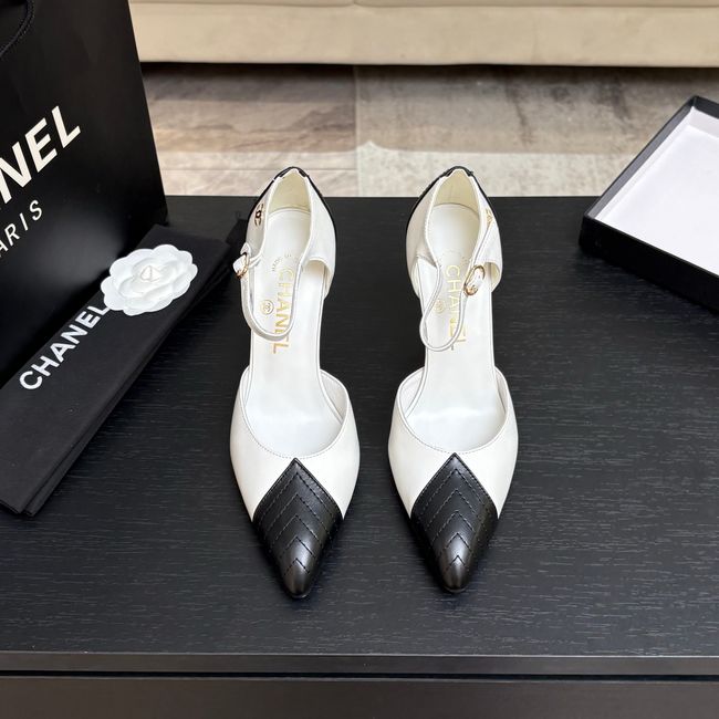 Chanel Lambskin Mary Janes high heels 8.5CM G47287-6