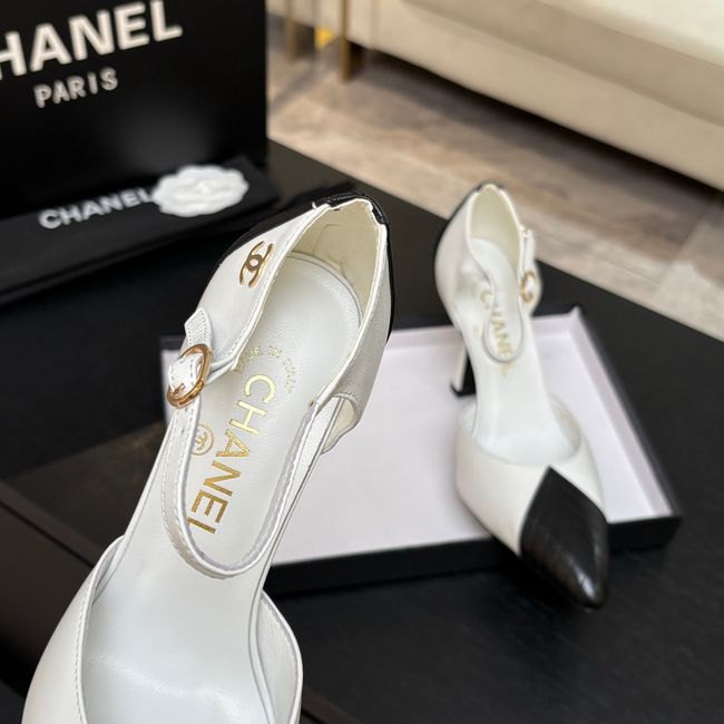 Chanel Lambskin Mary Janes high heels 8.5CM G47287-6