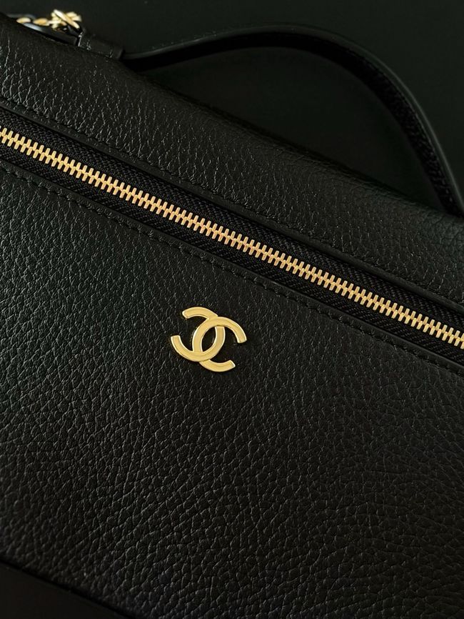 Chanel Large Vanity with chain AP5347 black