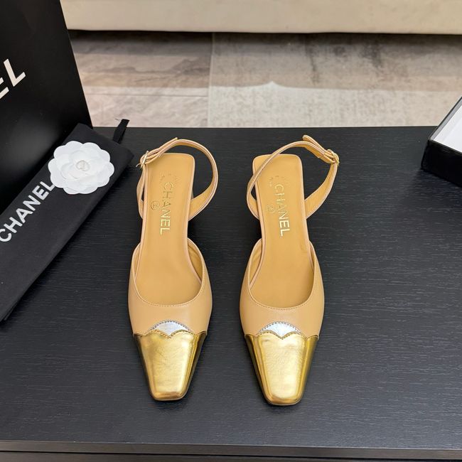 Chanel Slingbacks Lambskin 64106-7