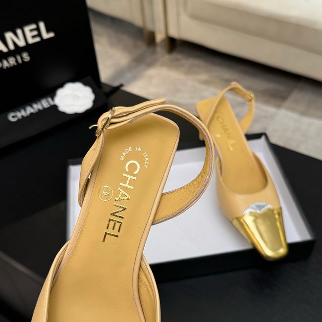 Chanel Slingbacks Lambskin 64106-7