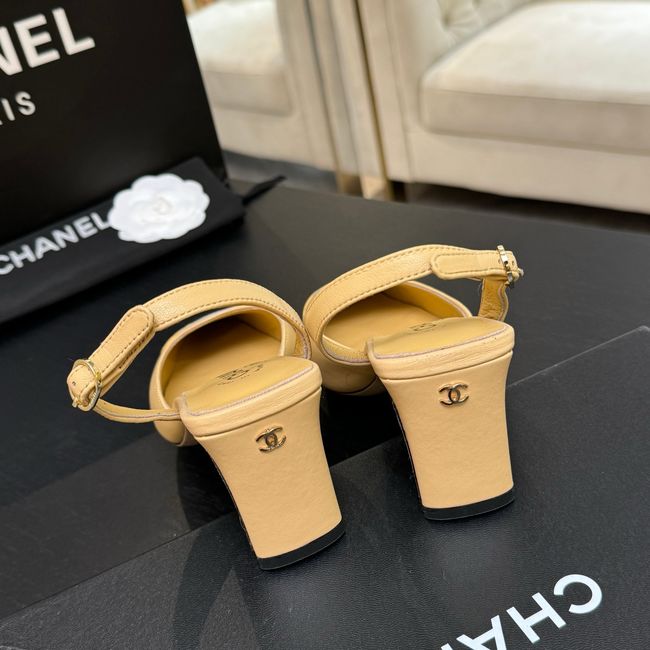 Chanel Slingbacks Lambskin 64106-7