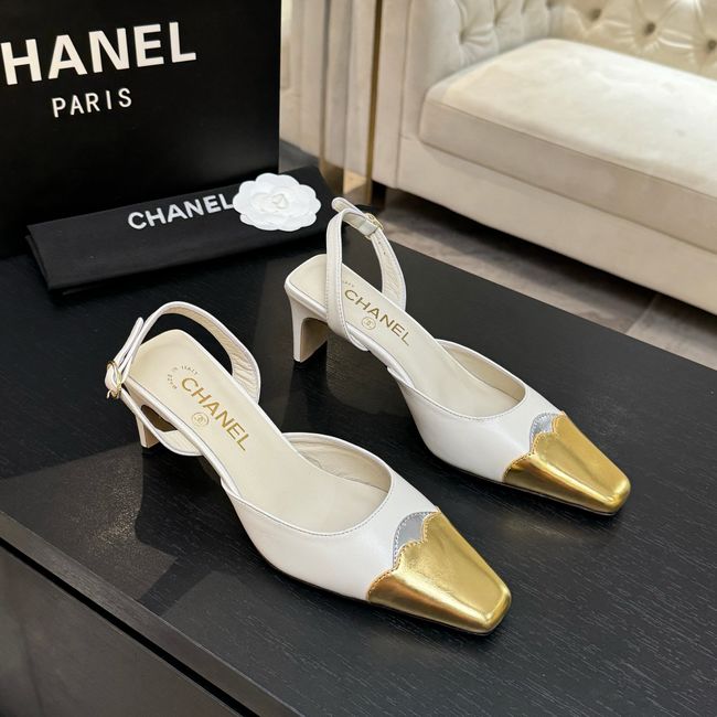 Chanel Slingbacks Lambskin 64106-8