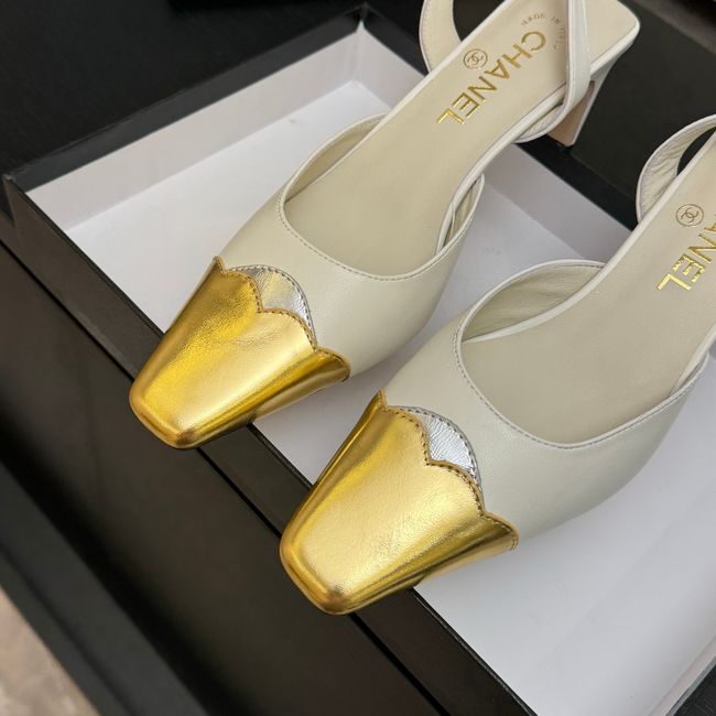 Chanel Slingbacks Lambskin 64106-8