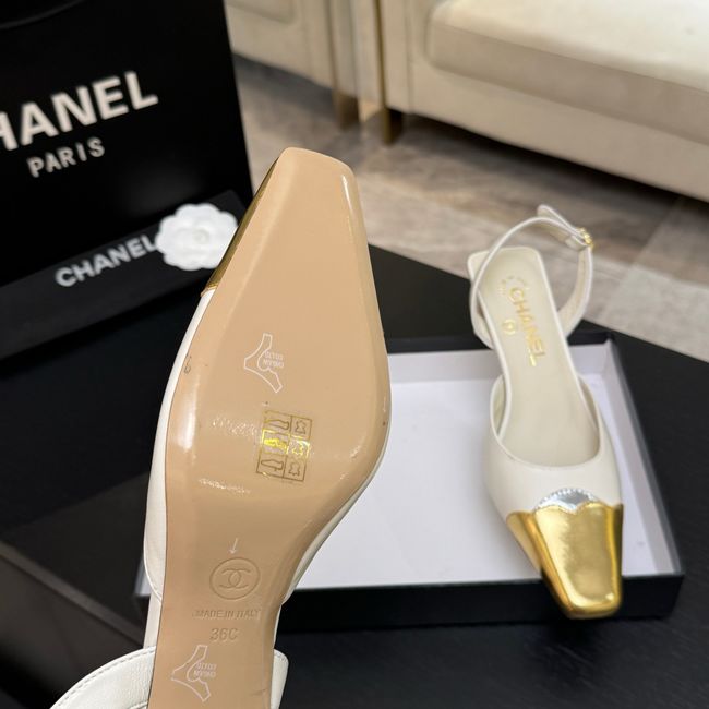 Chanel Slingbacks Lambskin 64106-8