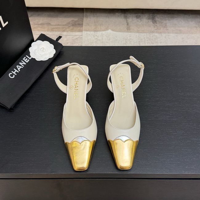 Chanel Slingbacks Lambskin 64106-8