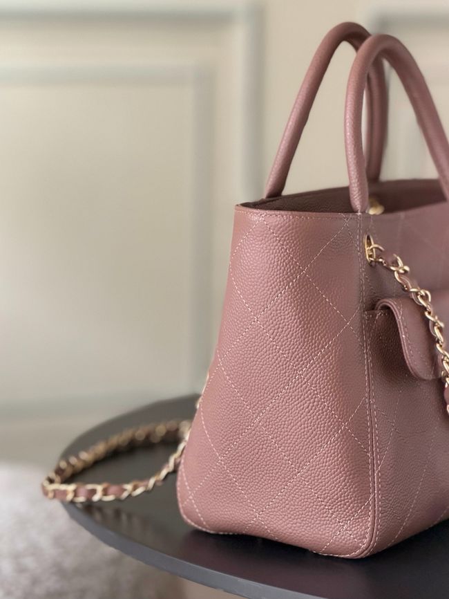 Chanel Small Shopping Bag AS6025 Dark pink Chanel Small Shopping Bag AS6025 Dark pink