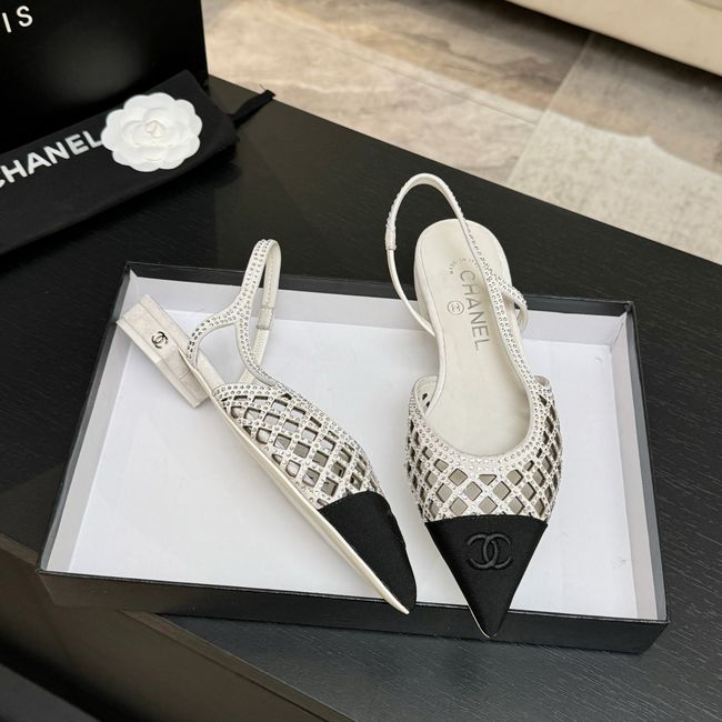 Chanel Slingbacks Lambskin 64110-1