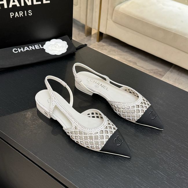 Chanel Slingbacks Lambskin 64110-1