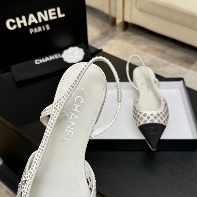 Chanel Slingbacks Lambskin 64110-1