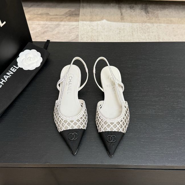 Chanel Slingbacks Lambskin 64110-1