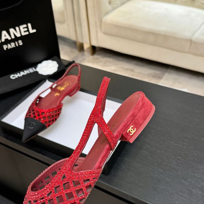 Chanel Slingbacks Lambskin 64110-2