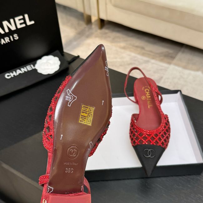 Chanel Slingbacks Lambskin 64110-2
