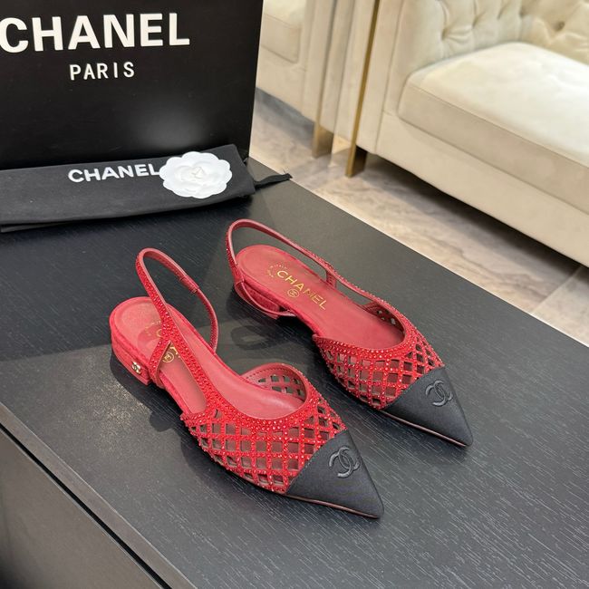 Chanel Slingbacks Lambskin 64110-2