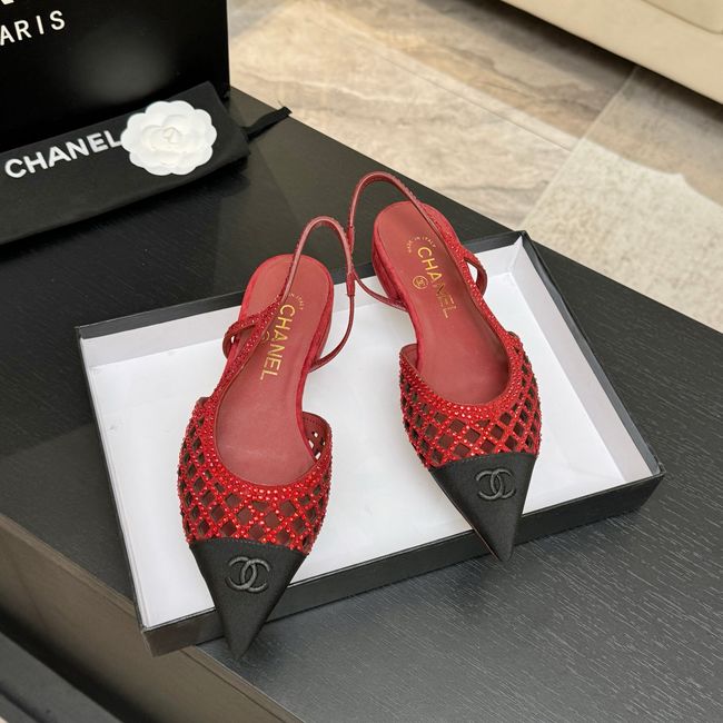 Chanel Slingbacks Lambskin 64110-2