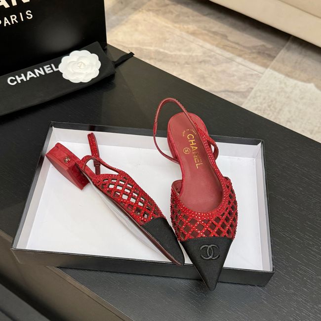 Chanel Slingbacks Lambskin 64110-2
