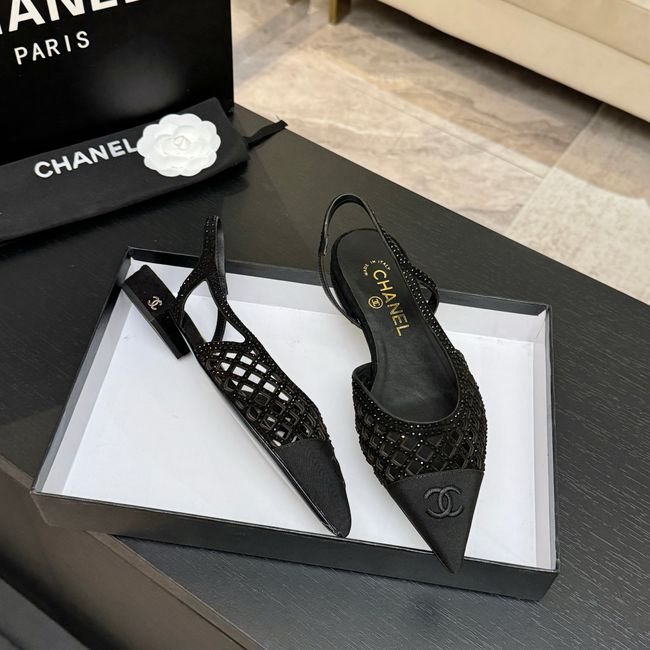 Chanel Slingbacks Lambskin 64110-3