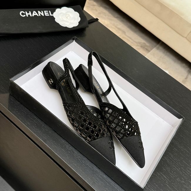 Chanel Slingbacks Lambskin 64110-3