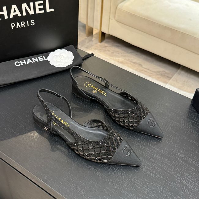 Chanel Slingbacks Lambskin 64110-3
