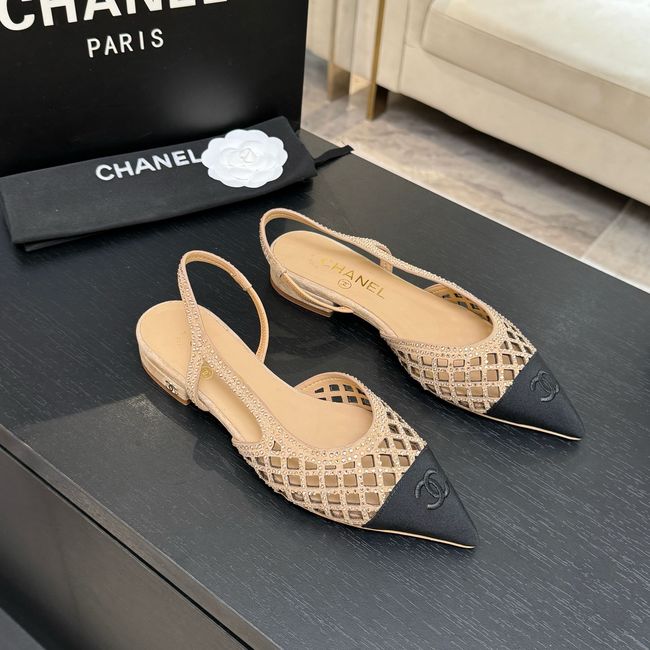 Chanel Slingbacks Lambskin 64110-4