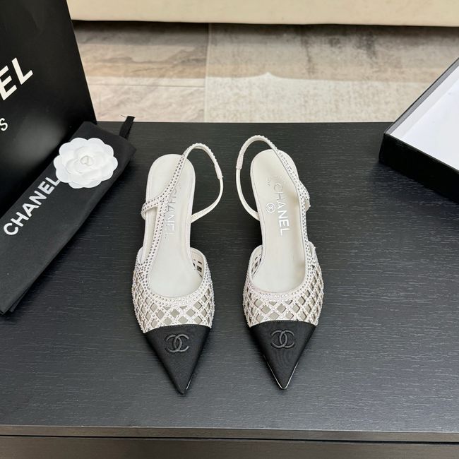 Chanel Slingbacks Lambskin 64111-1