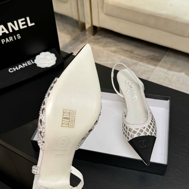 Chanel Slingbacks Lambskin 64111-1
