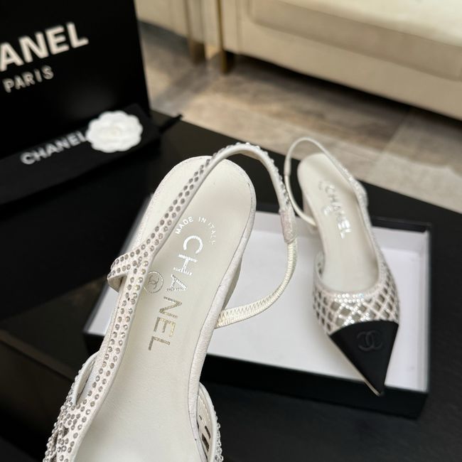 Chanel Slingbacks Lambskin 64111-1