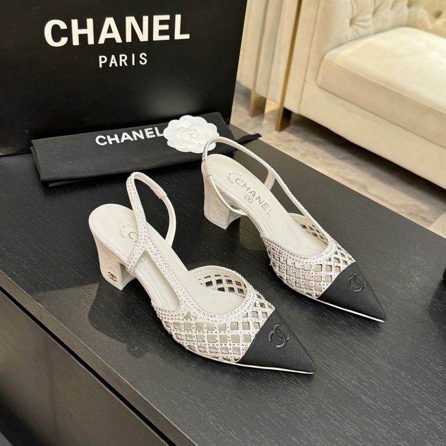 Chanel Slingbacks Lambskin 64111-1