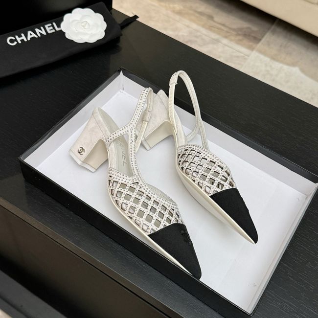 Chanel Slingbacks Lambskin 64111-1