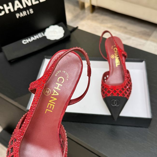 Chanel Slingbacks Lambskin 64111-2