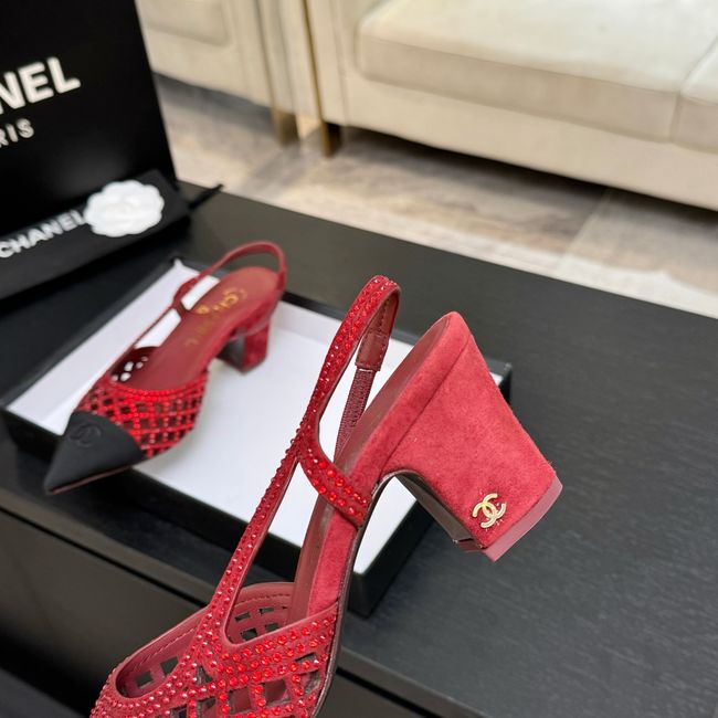 Chanel Slingbacks Lambskin 64111-2