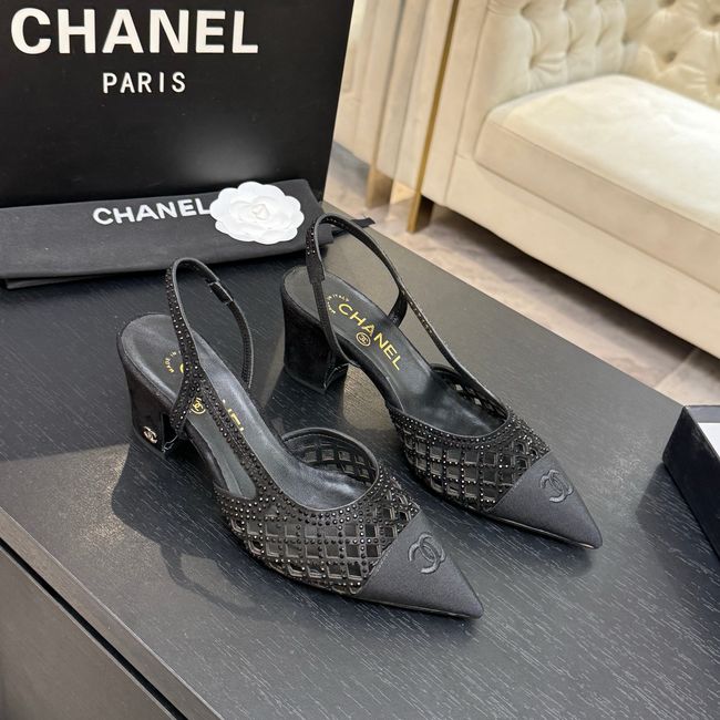 Chanel Slingbacks Lambskin 64111-3