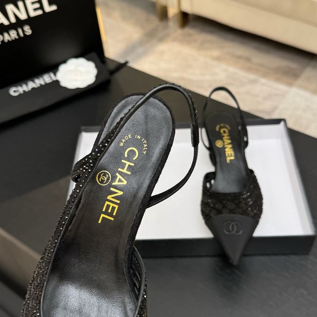 Chanel Slingbacks Lambskin 64111-3