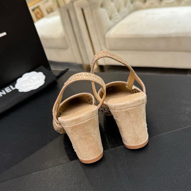 Chanel Slingbacks Lambskin 64111-4