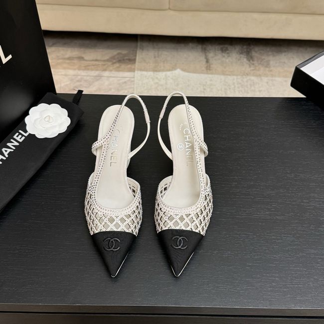 Chanel Slingbacks Lambskin 64112-1