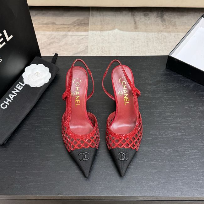 Chanel Slingbacks Lambskin 64112-2