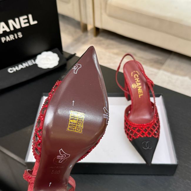 Chanel Slingbacks Lambskin 64112-2