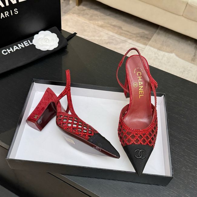 Chanel Slingbacks Lambskin 64112-2