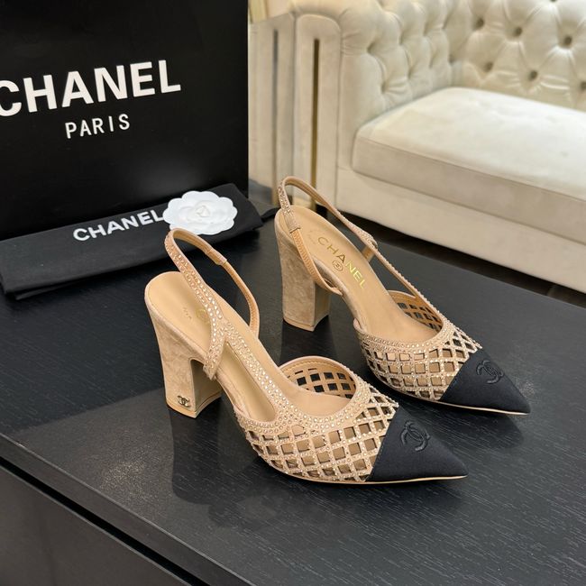 Chanel Slingbacks Lambskin 64112-3