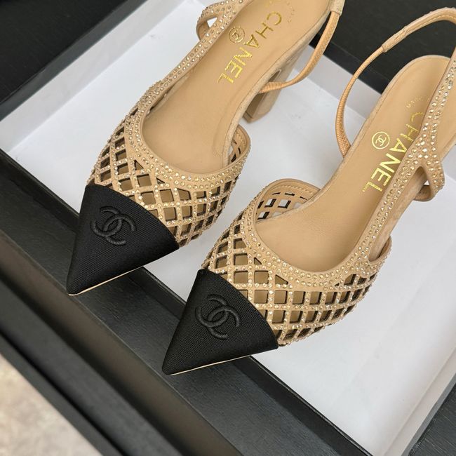 Chanel Slingbacks Lambskin 64112-3
