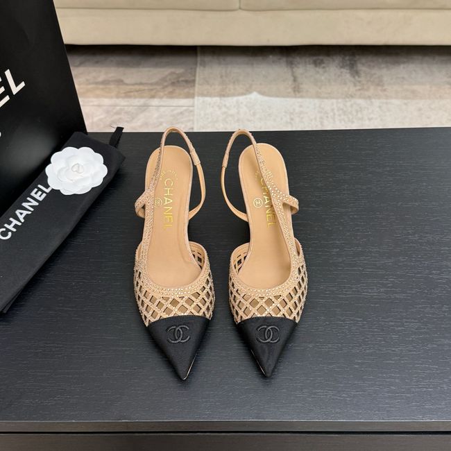 Chanel Slingbacks Lambskin 64112-3