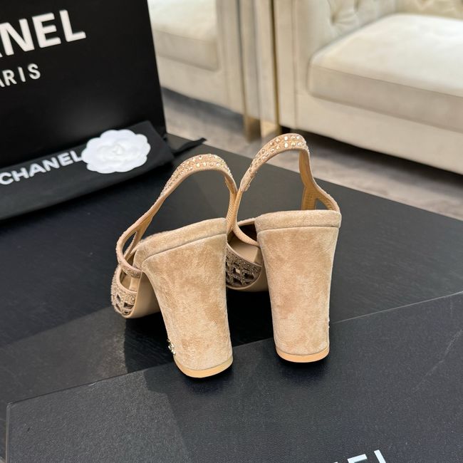 Chanel Slingbacks Lambskin 64112-3