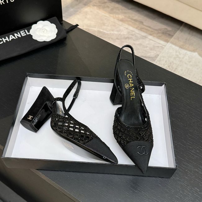 Chanel Slingbacks Lambskin 64112-4