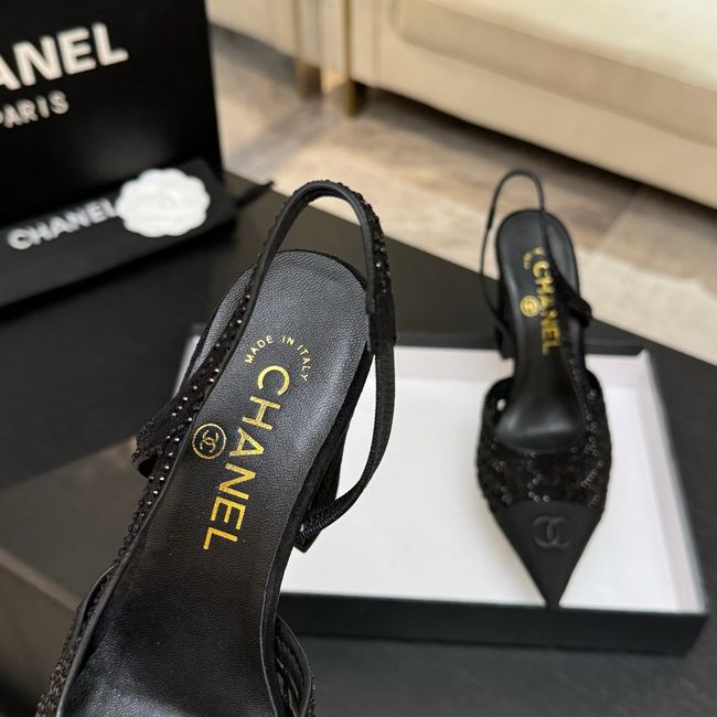Chanel Slingbacks Lambskin 64112-4
